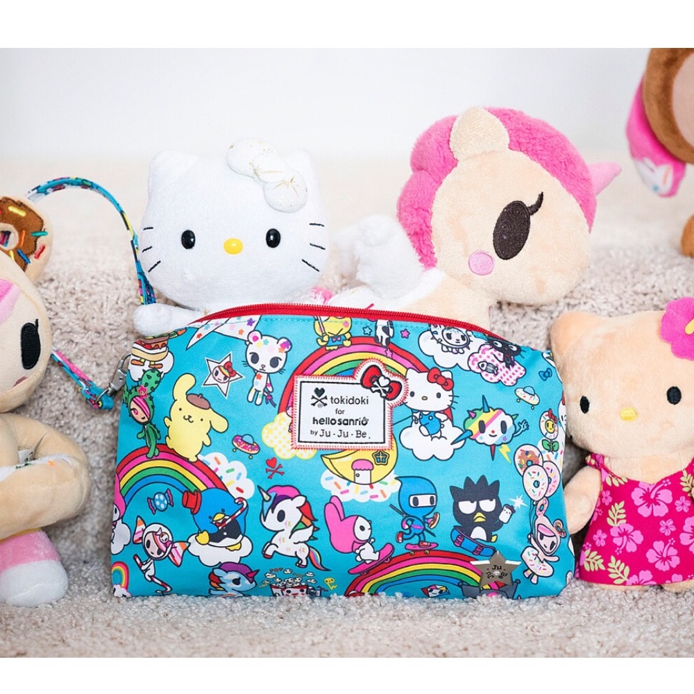 Tokidoki x Sanrio x Ju-Ju-Be Be Quick Wristlet Pouch • Rainbow Dreams